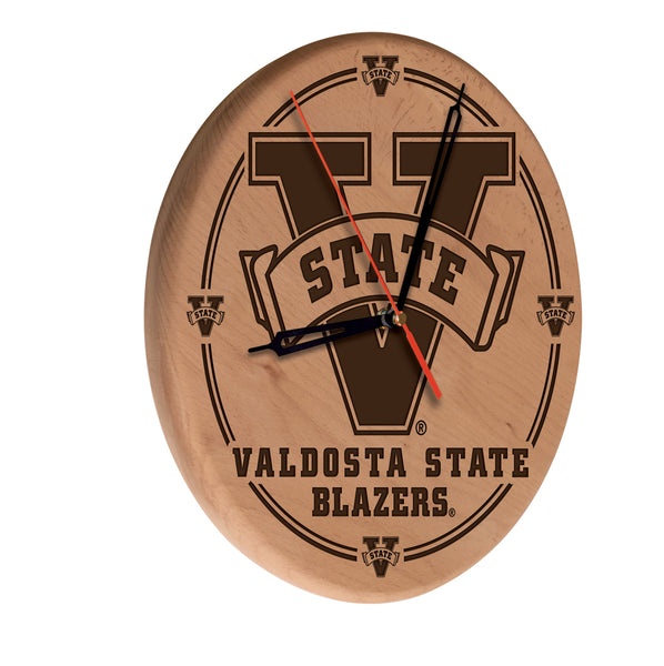 Valdosta Blazers Engraved Wood Clock