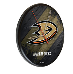 Anaheim Ducks Printed Wood Clock