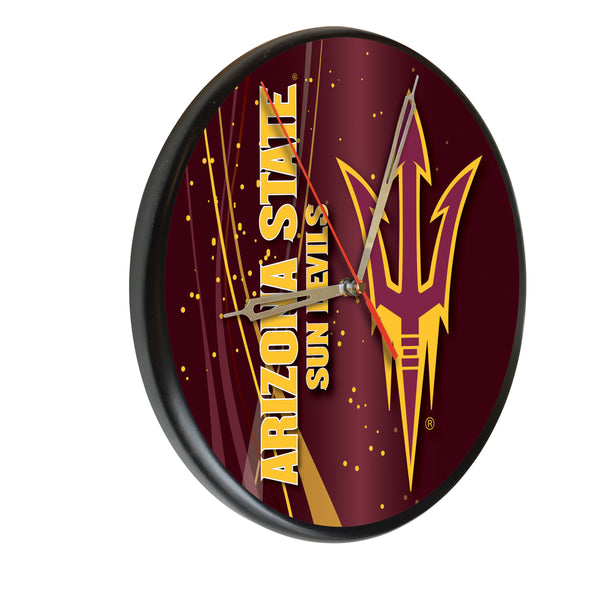 Arizona State Sun Devils Printed Wood Clock