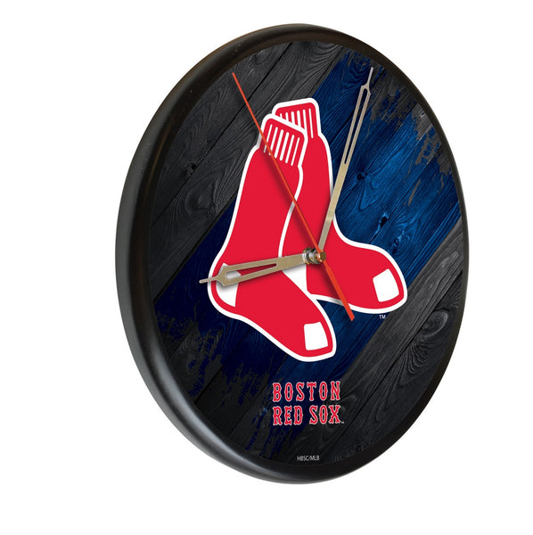 Boston Red Sox Printed Wood Clock | MLB Wood Clock