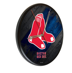 Boston Red Sox Logo Printed Wood Clock | MLB Wooden Clock