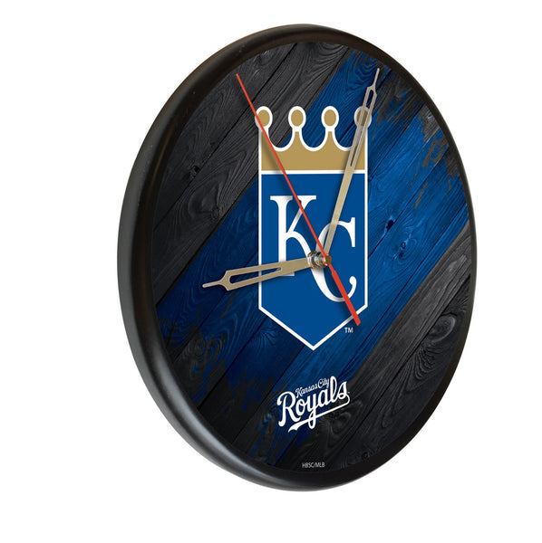 Kansas City Royals Printed Wood Clock | MLB Wood Clock