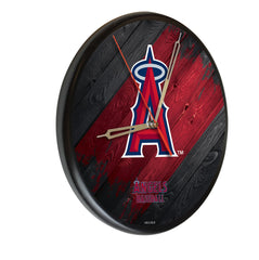 Los Angeles Angels Logo Printed Wood Clock | MLB Wooden Clock