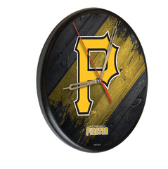 Pittsburgh Pirates Logo Printed Wood Clock | MLB Wooden Clock