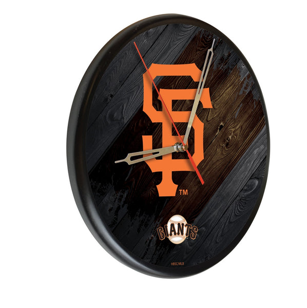 San Francisco Giants Printed Wood Clock | MLB Wood Clock