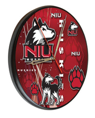 Northern Illinois University Huskies Printed Wood Clock