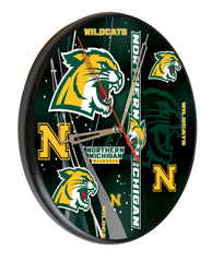 Northern Michigan University Wildcats Printed Wood Clock