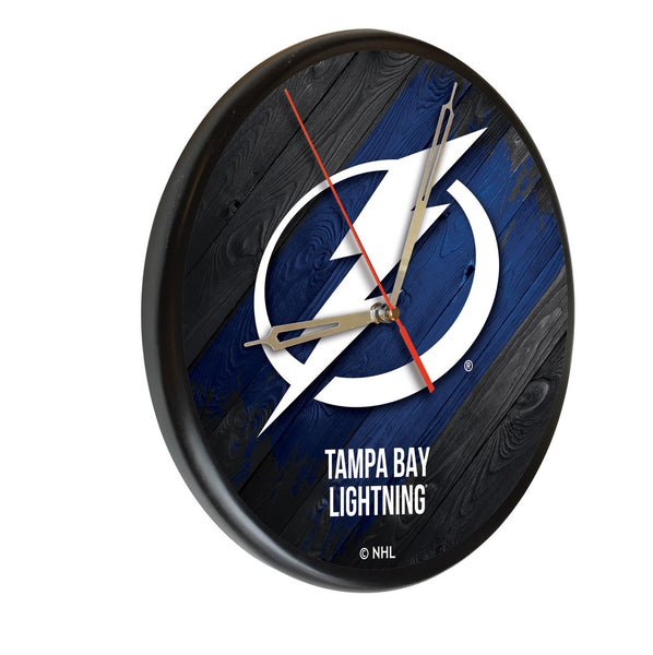 Tampa Bay Lightning Printed Wood Clock