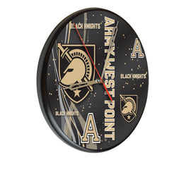 United States Military Academy Army Printed Wood Clock