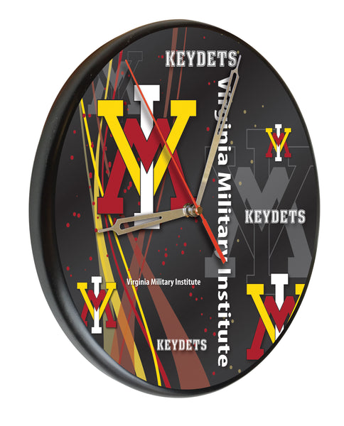 VMI Keydets Printed Wood Clock