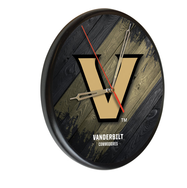 Vanderbilt Commodores Printed Wood Clock