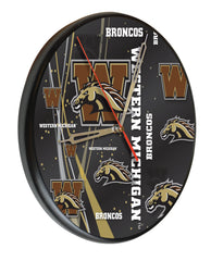 Western Michigan University Broncos Printed Wood Clock