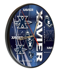 Xavier Musketeers Printed Wood Clock