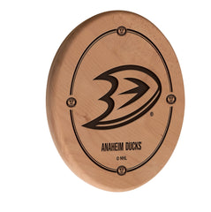 Anaheim Ducks Laser Engraved Wood Sign