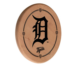 MLB's Detroit Tigers Laser Engraved Logo Wooden Sign from Holland Bar Stool Co.