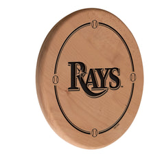 MLB's Tampa Bay Rays Laser Engraved Logo Wooden Sign from Holland Bar Stool Co.
