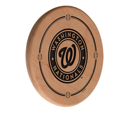 MLB's Washington Nationals Laser Engraved Logo Wooden Sign from Holland Bar Stool Co.