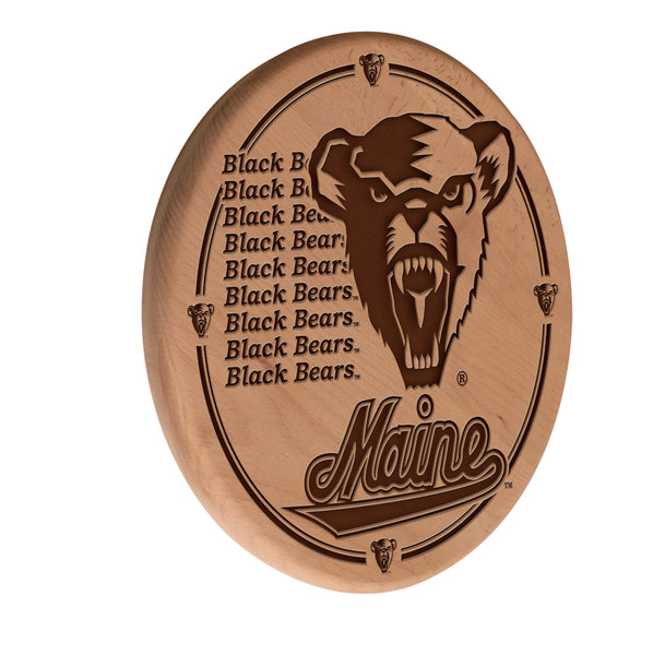 University of Maine Black Bears Laser Engraved Wood Sign