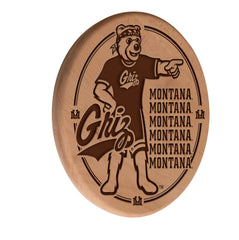 University of Montana Grizzlies Laser Engraved Wood Sign