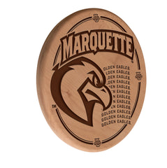 Marquette University Golden Eagles Laser Engraved Wood Sign