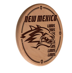University of New Mexico Lobos Laser Engraved Wood Sign