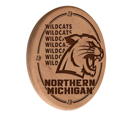 Northern Michigan University Wildcats Laser Engraved Wood Sign