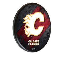 Calgary Flames Printed Wood Sign