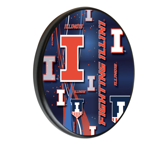 Illinois Fighting Illini Printed Wood Sign