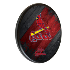 MLB's St Louis Cardinals Logo Digitally Printed Wooden Sign Wall Decor from Holland Bar Stool Co.